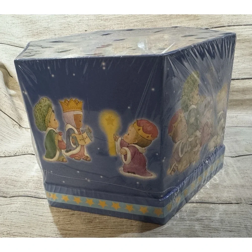 NIB Morehead Kids ? Christmas Ornaments Nativity Angels Sugar Coated New Sealed